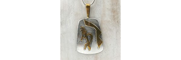 Silberanhänger ohne Stein