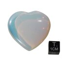 Opalglas synthetisch Herz ca. 40mm