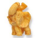 Bernstein natur Elefant  – Gravur