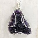 Amethyst Anhänger in 92,5er Silber