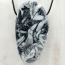 Pinolith Anhänger gebohrt