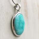 Larimar Anhänger in 92,5er Silber