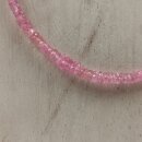 Pink Saphir Kette Linse fac. ca. 45cm