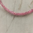 Pink Saphir Kette Linse fac. ca. 45cm