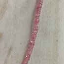 Pink Saphir Kette Linse fac. ca. 45cm