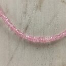 Pink Saphir Kette Linse fac. ca. 45cm