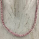 Pink Saphir Kette Linse fac. ca. 45cm