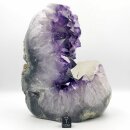 Amethyst aus Uruguay stehendes Stück mit poliertem Rand