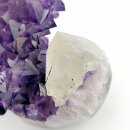 Amethyst aus Uruguay stehendes Stück mit poliertem Rand