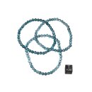 Aqua Aura beh. blau Armband Kugel ca. 0,4 / 19cm