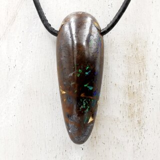 Boulder Opal Anhänger gebohrt