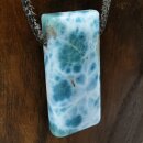 Larimar Anhänger gebohrt