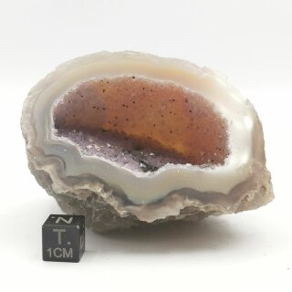 Achat Chalcedon Amethyst Drusen Stück