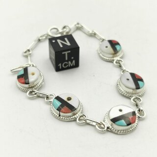 Silberarmband 92,5er mit Inlay Arbeiten