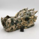 Ozean-Chalcedon -Achat -Jaspis Drachen Kopf – Gravur