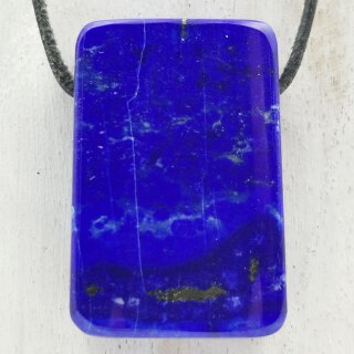 Lapislazuli Anhänger gebohrt