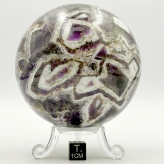 Chevron Amethyst Kugel