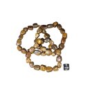 Bronzit Armband Nugget ca. 0,8x1,2 / 19cm