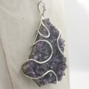 Amethyst Anhänger in 92,5er Silber