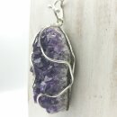 Amethyst Anhänger in 92,5er Silber