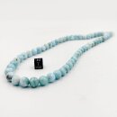 Larimar Kette Kugel ca. 1,0 / 47cm mit Verlauf