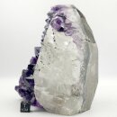 Amethyst Uruguay stehendes Stück mit poliertem Rand