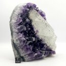 Amethyst Uruguay stehendes Stück mit poliertem Rand