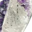 Amethyst Uruguay stehendes Stück mit poliertem Rand