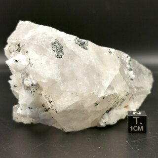 Bergkristall Doppelender mit Adular