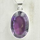 Amethyst Anhänger fac. in 92,5er Silber