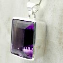 Amethyst Anhänger fac. in 92,5er Silber