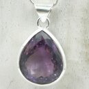 Amethyst Anhänger fac. in 92,5er Silber