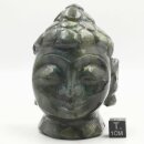 Labradorit Buddha Kopf - Gravur