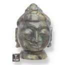 Labradorit Buddha Kopf - Gravur