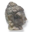 Labradorit Buddha Kopf - Gravur