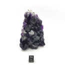 Amethyst aus Uruguay stehendes Stück roh