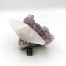 Amethyst mit Calcit Kristall