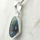 Boulder Opal Anhänger in 92,5er Silber gefasst