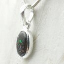 Boulder Opal Anhänger in 92,5er Silber gefasst