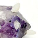 Amethyst mit Calcit Kristall