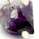 Amethyst mit Calcit Kristall