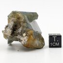 Bergkristall mit Chlorit und natürlichen Aura...