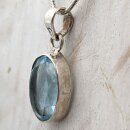 Topaz beh. Anhänger in 92,5er Silber gefasst