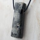 Granat in Glimmer Anhänger gebohrt