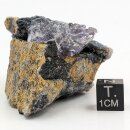 Amethyst Kristall auf Matrix