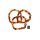 Karneol TBH Armband Nugget ca. 0,8x1,2 / 19cm