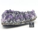 Amethyst aus Uruguay liegendes Stück roh