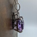 Amethyst Anhänger, fac. in 92,5er Silber