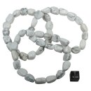Magnesit Armband Nugget ca. 0,8x1,2 / 19cm