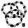 Magnesit-Obsidian-Mix Armband Nugget ca. 0,8x1,2 / 19cm